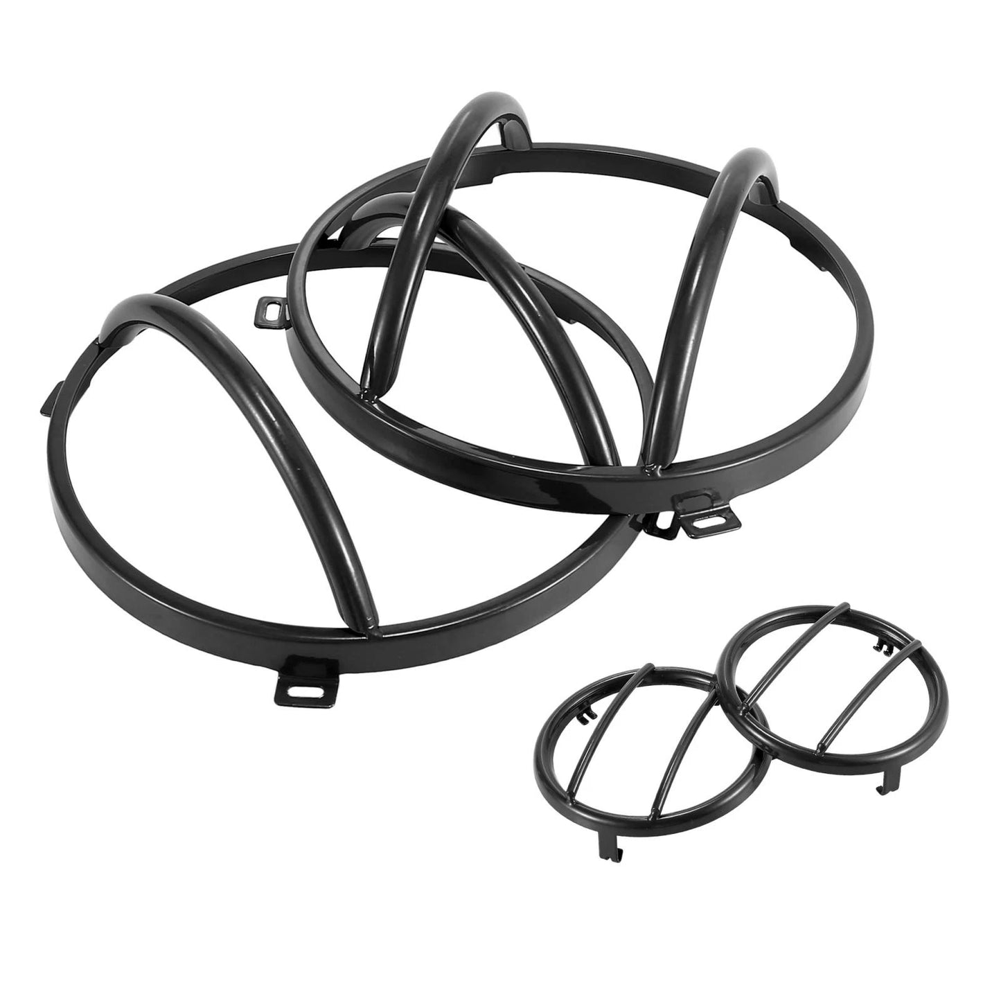 Headlight Turn Signal Grill Guard Cover for Jeep Wrangler JK (2007-2018)