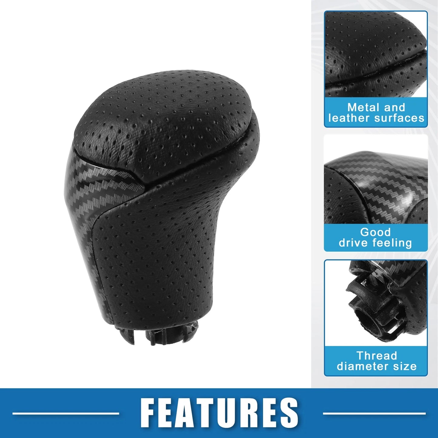 Gear Shift Knob Automatic Black for Toyota Tacoma (2016–2021)
