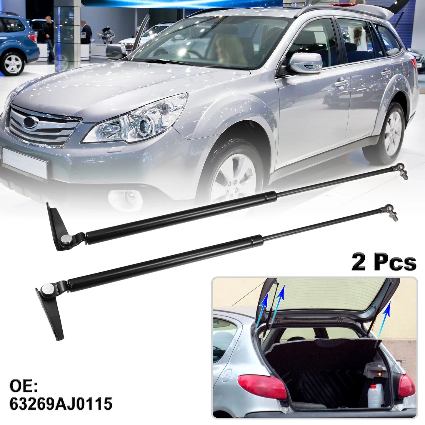 Rear Hatch Lift Supports for Subaru Outback (2010-2014)