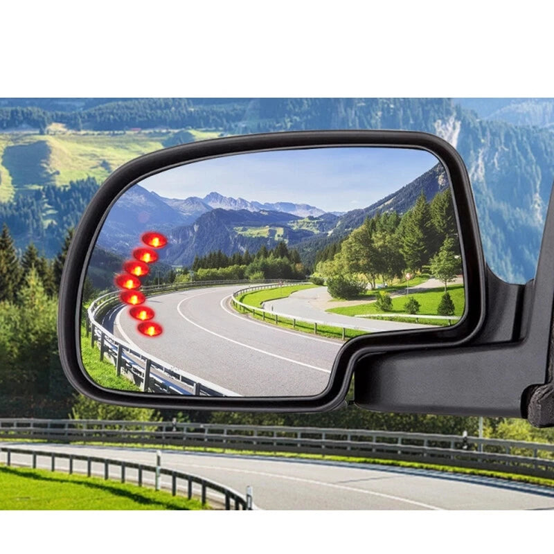 Heated Power Driver Side Mirror Glass with Turn Signal for Chevy Yukon Suburban