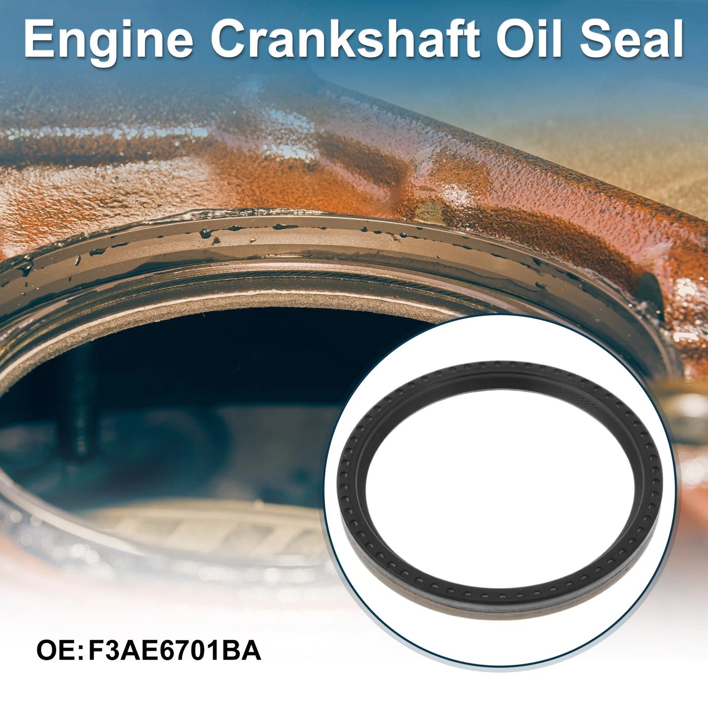 Rear Crankshaft Oil Seal for Ford F-150 (1996-2007) 1 x Engine Main Seal