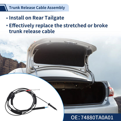 Trunk Lid Release Cable for Honda Accord (2008-2012)