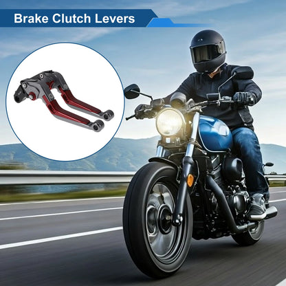 Adjustable Brake Clutch Levers  for Honda X11 (1999-2002) Titanium Red
