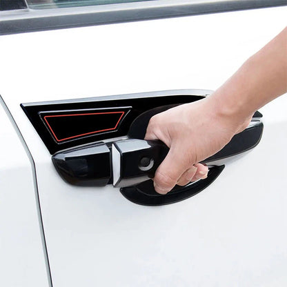 4X Gloss Black Door Handle Cover Trim for Honda Civic 2016-2021