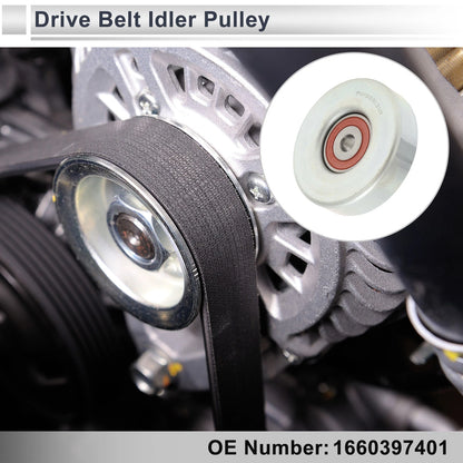 Drive Belt Idler Pulley for Toyota Yaris (1999-2005) 1 x Quality Replacement