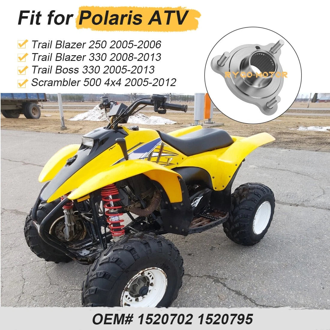 Rear Axle Sprocket Hub Collar for Polaris Sportsman
