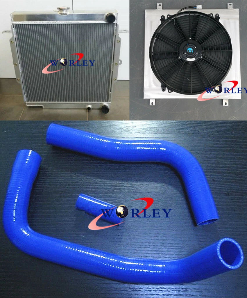 Aluminum Radiator Shroud & Fan for Land Cruiser 75 Series (1984-1990)