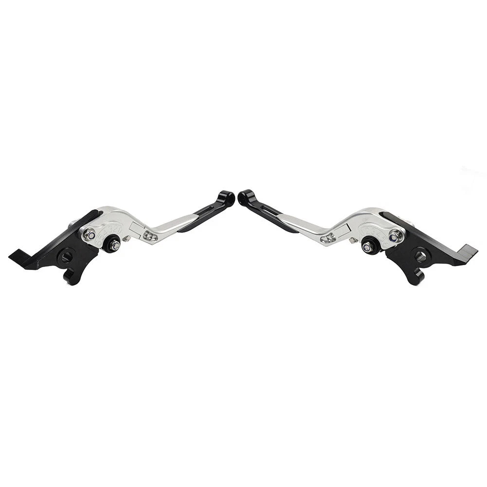 Silver Extendable Brake Clutch Levers for Daytona 675 Street Triple (2006-2018)
