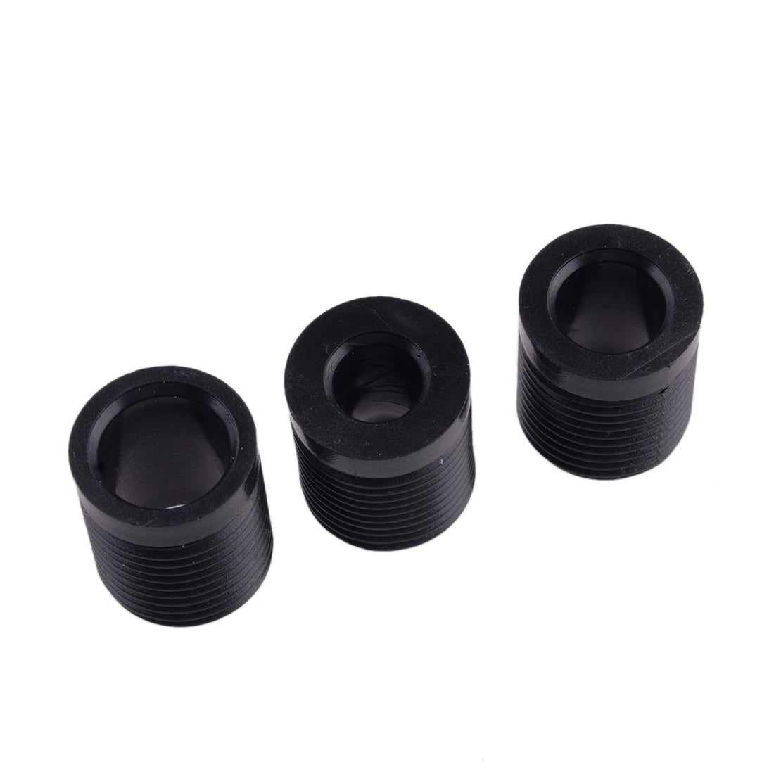 5 Speed Gear Shift Knob Black Universal Type R with 8mm 10mm 12mm Adapters