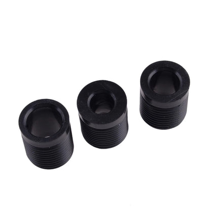 5 Speed Gear Shift Knob Black Universal Type R with 8mm 10mm 12mm Adapters