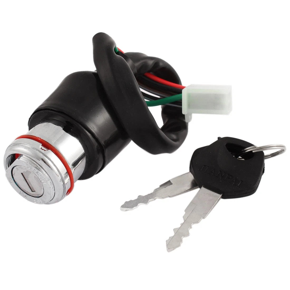 Six-Wired Ignition Switch Lock with Keys for GN125 (1997–2009)