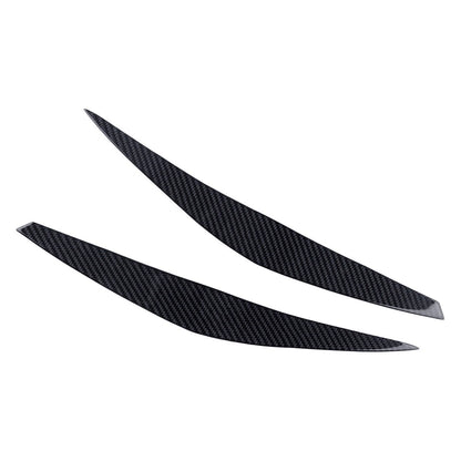 Carbon Fiber Headlight Eyebrow Cover Trim for BMW X6 E71 (2008-2014)
