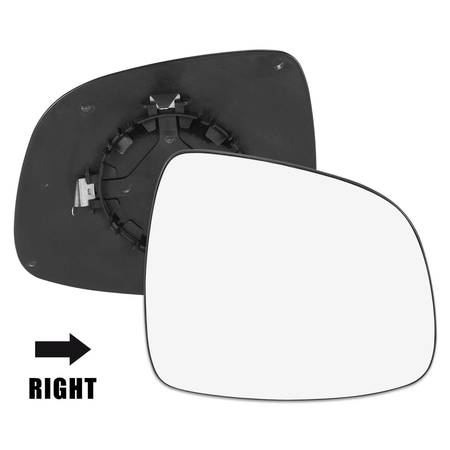 Right Side Mirror Glass with Backing Plate for Suzuki