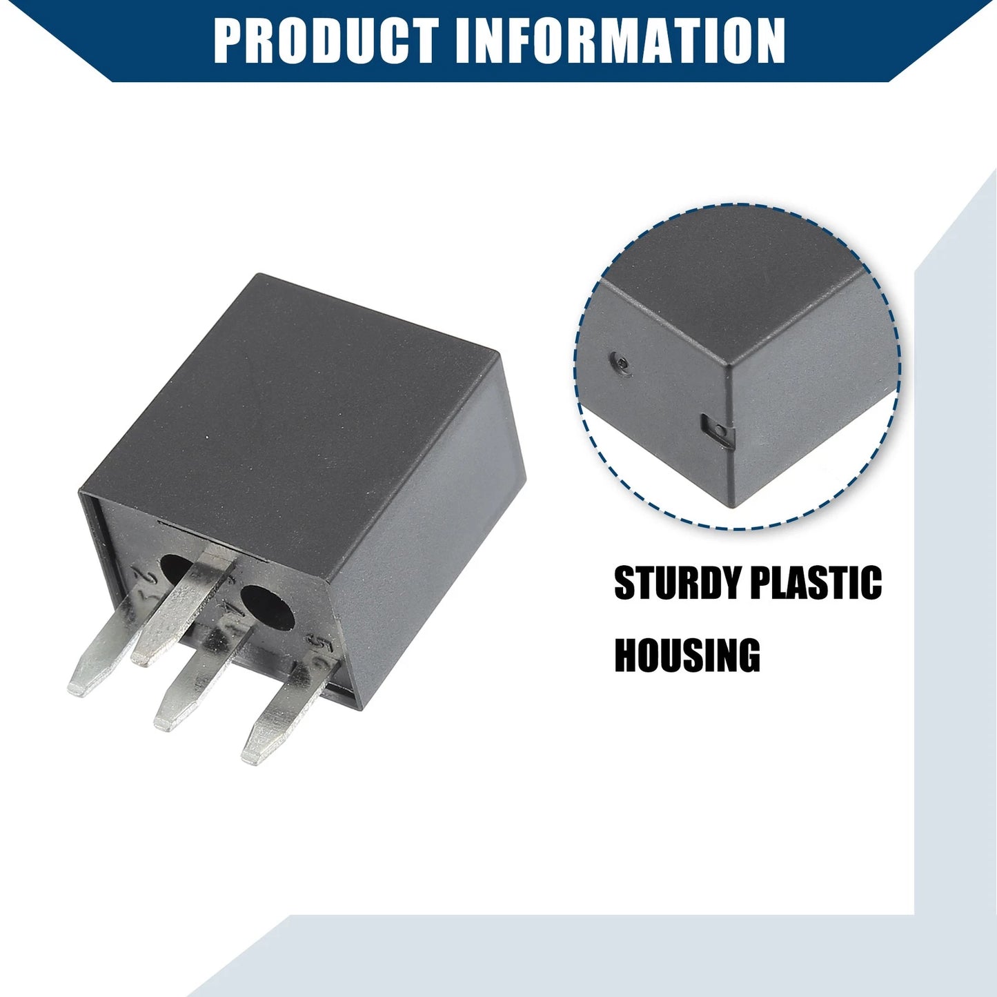 Inner Headlight Relay Durable Plastic for Chevrolet & GMC