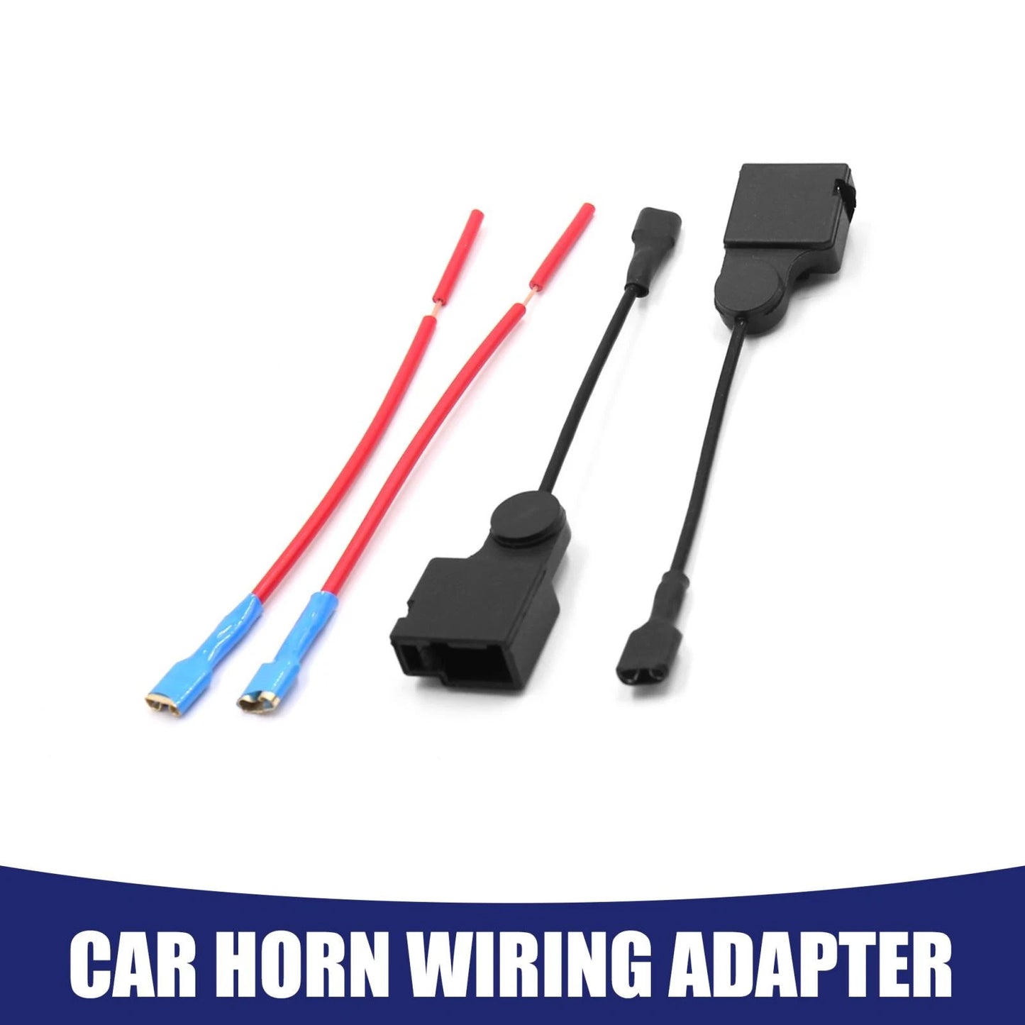 2 x Car Horn Speaker Adapter Wiring Harness Pigtail Socket for Toyota