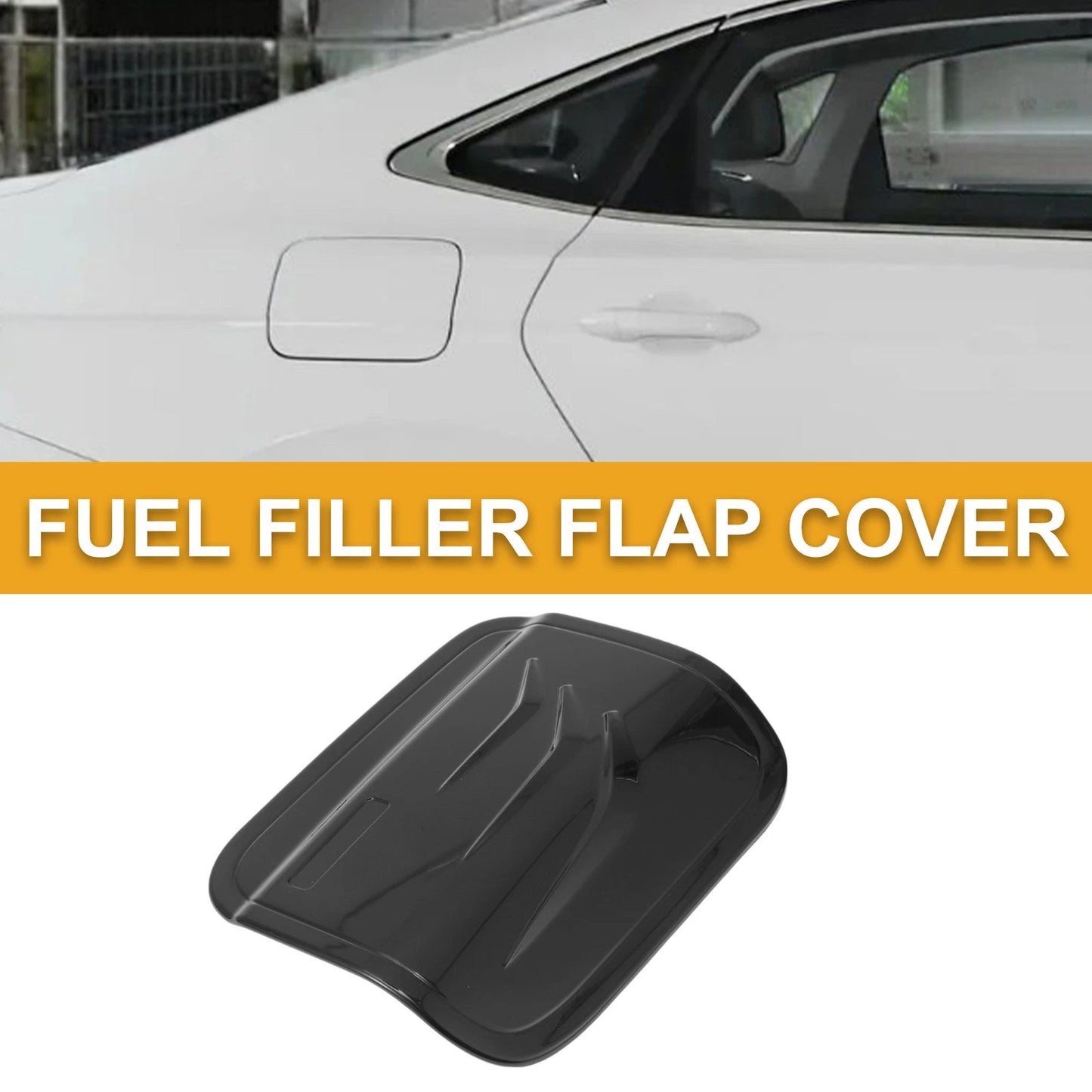 Fuel Tank Door Cap for Toyota Camry (2024-2025) Black Filler Flap Cover