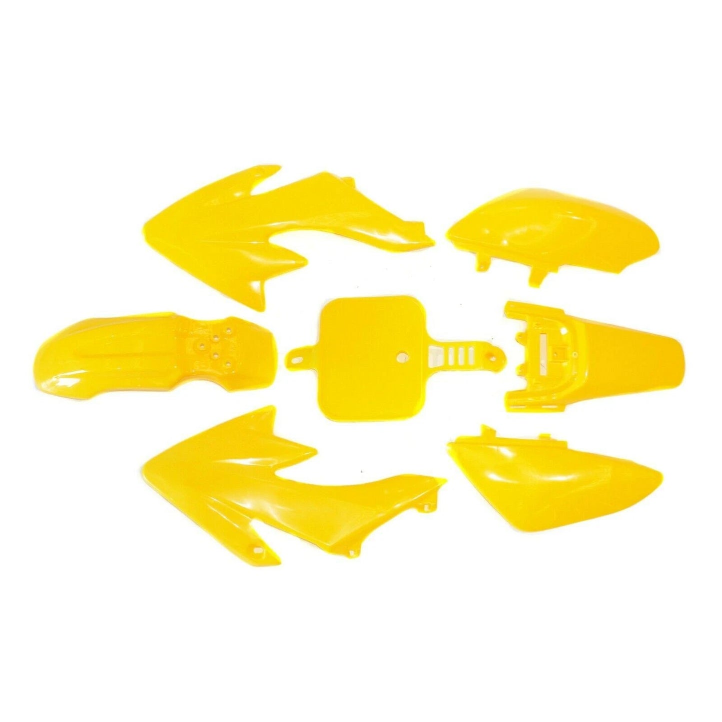 YELLOW Plastics Guard Fairing Fender Kit for CRF50 110 125cc PIT PRO Dirt Bike