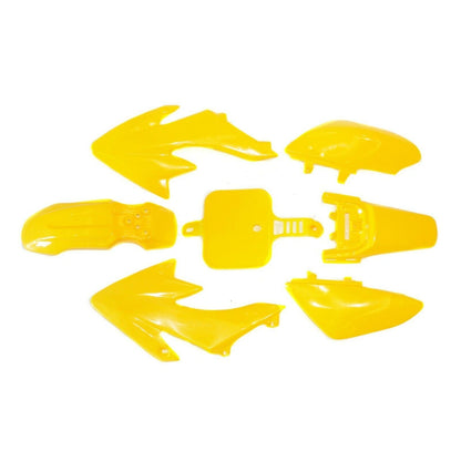 YELLOW Plastics Guard Fairing Fender Kit for CRF50 110 125cc PIT PRO Dirt Bike