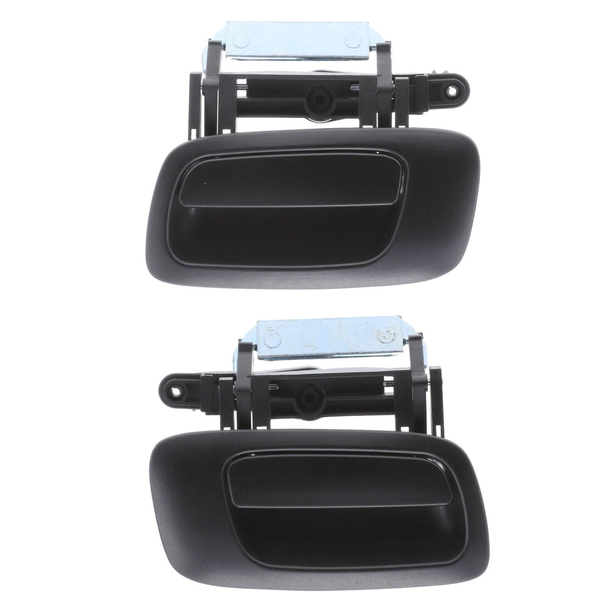 Outer Door Handle Set of 2 for Holden Astra (1998-2005) Black Rear Left & Right