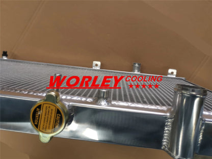 2 Row Aluminum Radiator for Mitsubishi Lancer EVO4 EVO5 EVO6 (1996-2001)