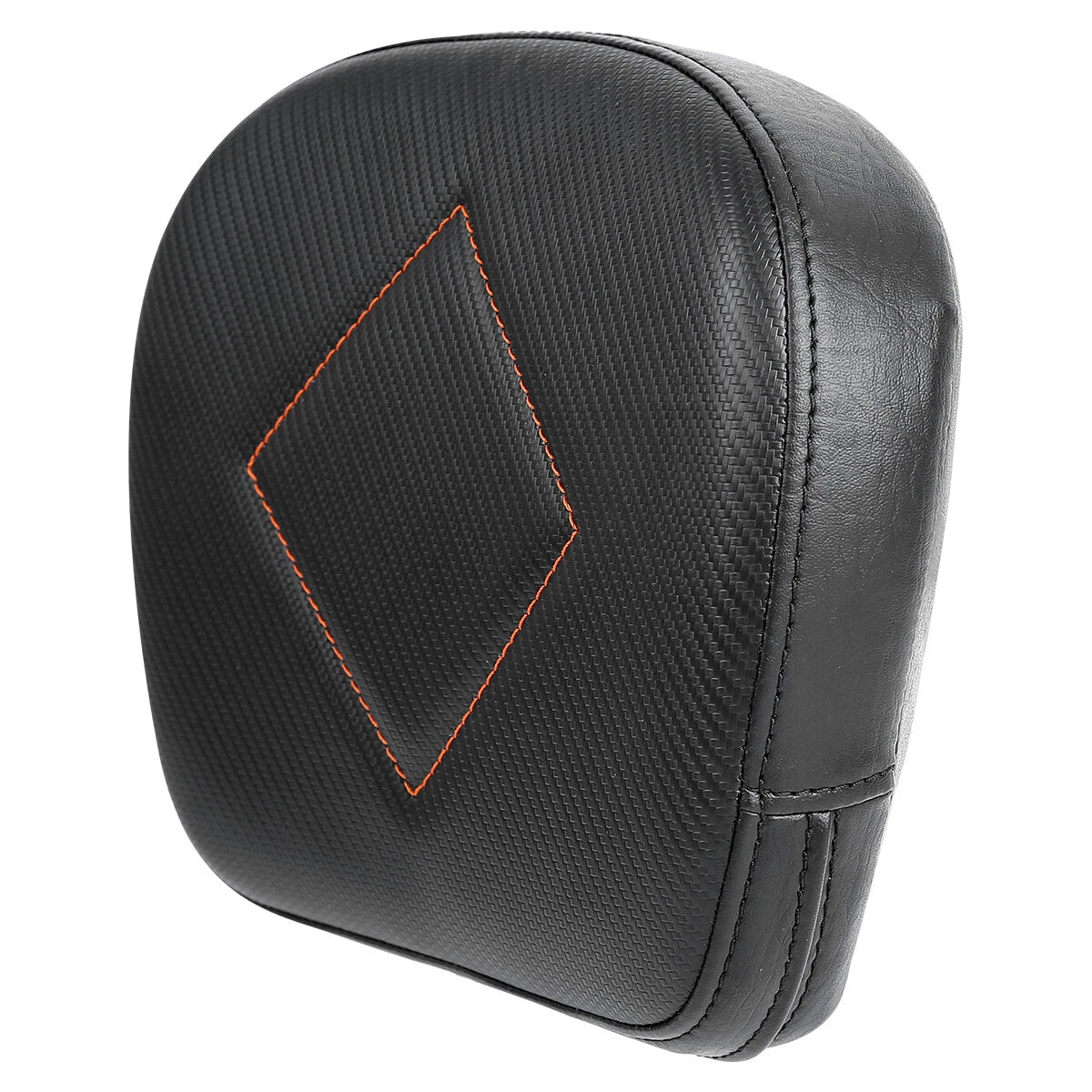 Black Rear Passenger Backrest Pad for Harley Touring Road Electra Glide (2009-2023)