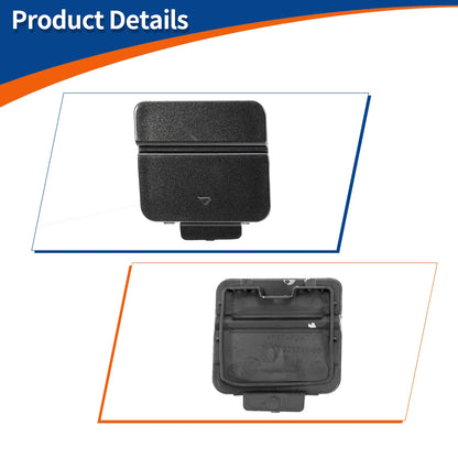 Rear Tow Hook Cover for BMW 525i 530i 545i (2001-2007) - Dark Gray