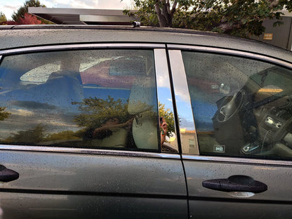 Chrome Window Pillar Posts Door Trim Cover for Toyota Corolla (2009–2013)