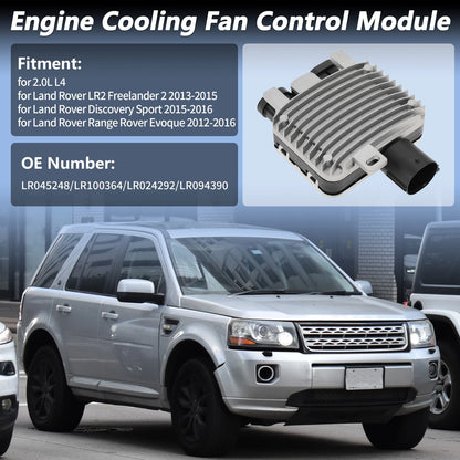 Engine Cooling Fan Control Module for Land Rover LR2 Discovery Sport (2008-2016)
