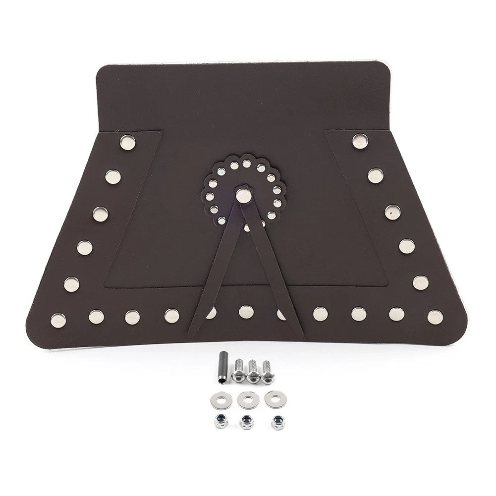 Double Leather Rear Mudguard Fender Flap for Harley Touring Softail
