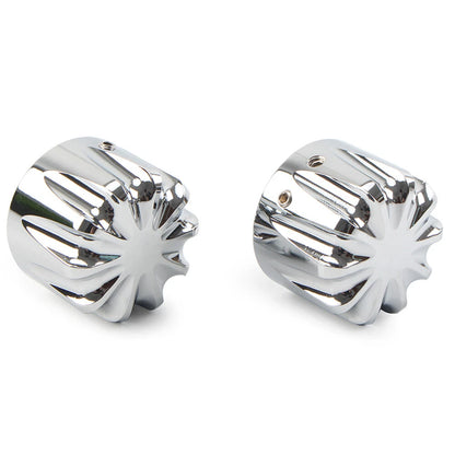 Chrome Front Axle Nut Cover for Harley Touring Softail Road King Dyna