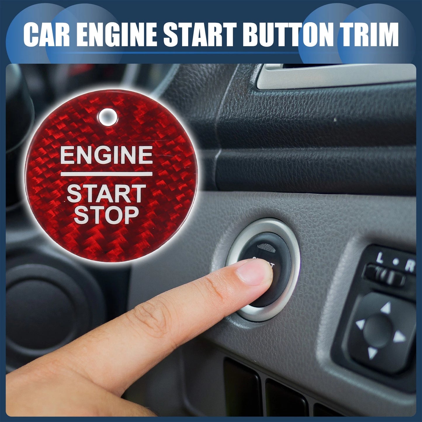 Engine Start Stop Button Cover for Ford (2015-2023)