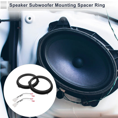 6.5" Speaker Spacer Adapter for Ford Focus  -  Tweeter Rings