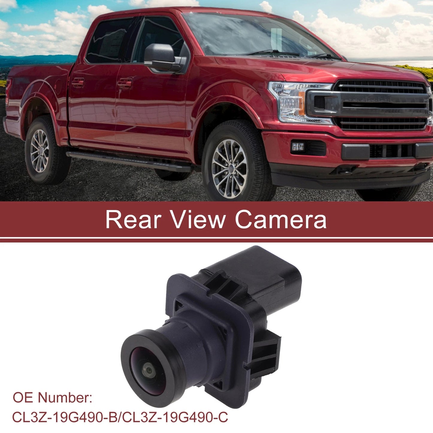 Rear View Backup Camera 120-180�� for Ford F-150 (2012-2013)
