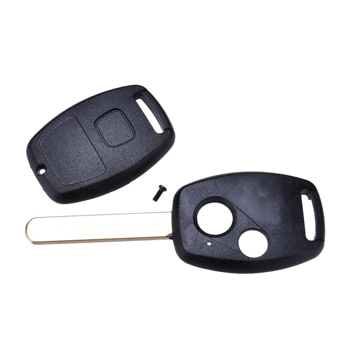 Radio Housing Ignition Key Blank 2 x Button for Honda Accord Civic Pilot