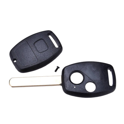 Radio Housing Ignition Key Blank 2 x Button for Honda Accord Civic Pilot