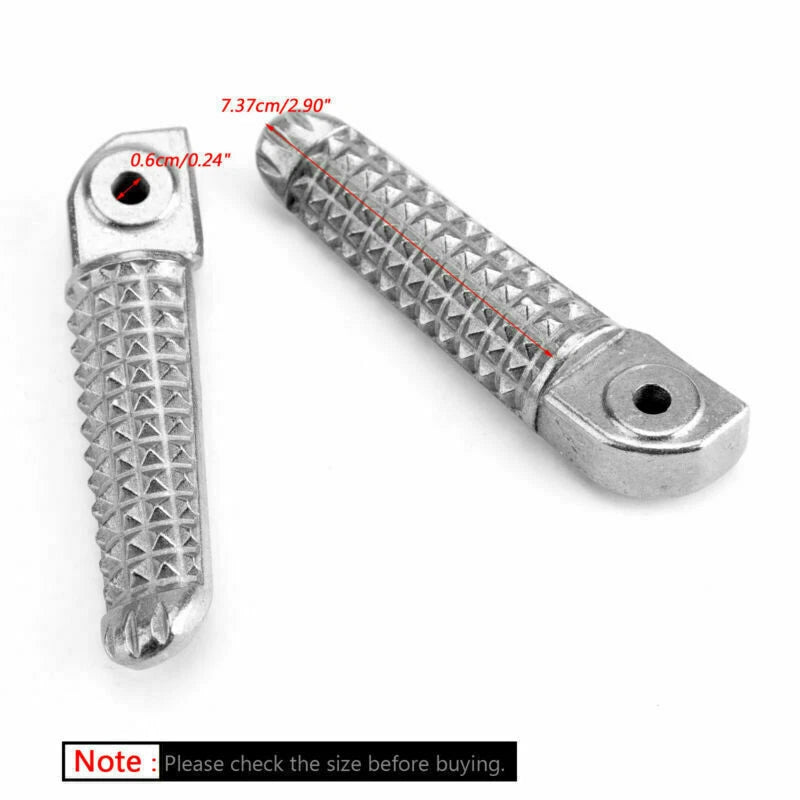 Rear Footrest Pegs for Yamaha YZF R1 (1998-2014), R6 (1999-2014), R6S (2003-2008)