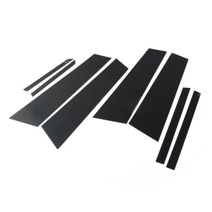 8 Pcs Black Car Door Window Pillar Post Covers for BMW X2 (2018-2021)