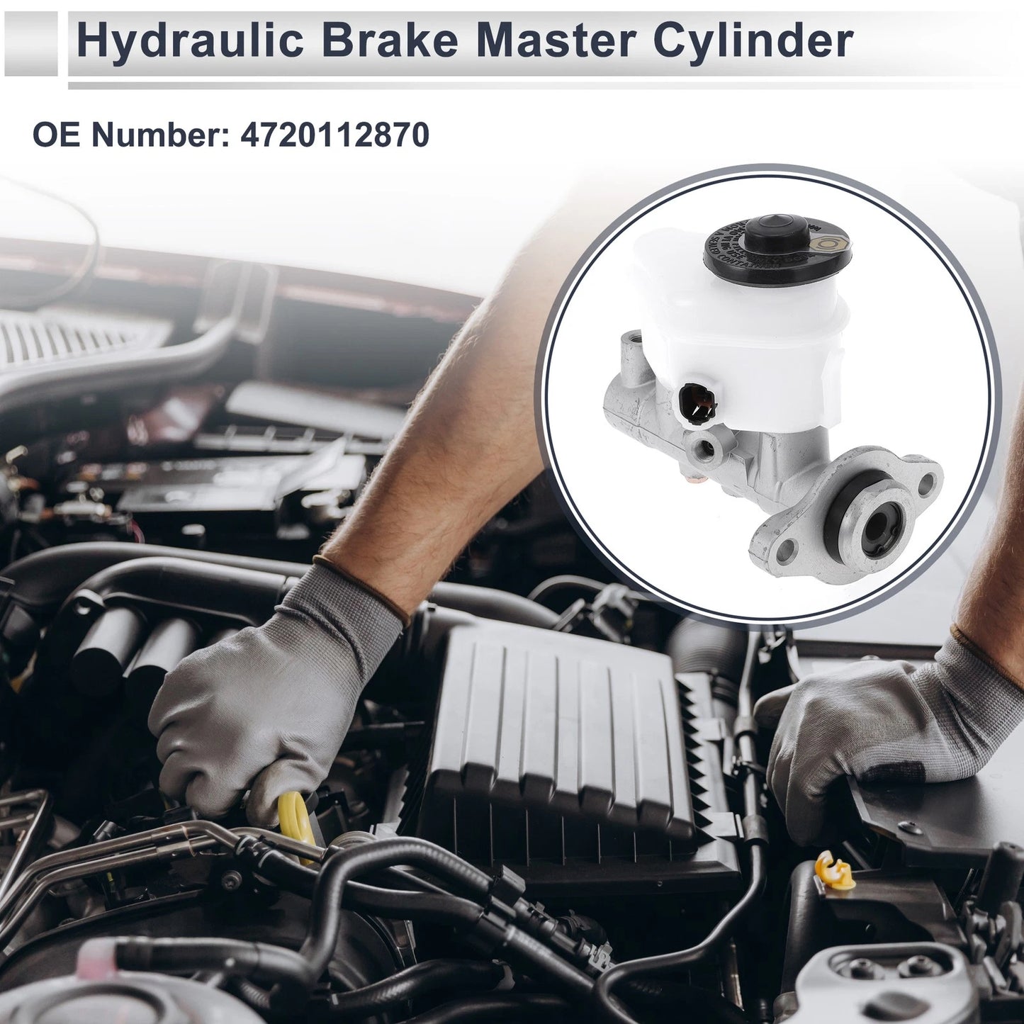 Brake Master Cylinder with Reservoir for Toyota Corolla AE101 AE111 (1993-1995)