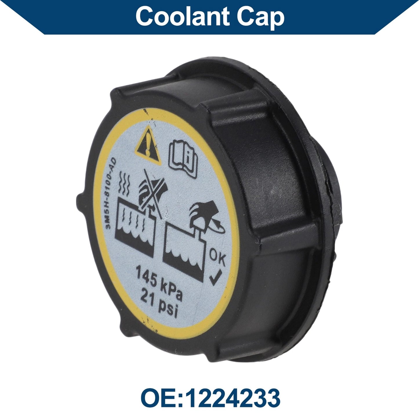 Coolant Cap for Ford Mustang GT, F150, Escape, Ranger, Focus (2005-2023)