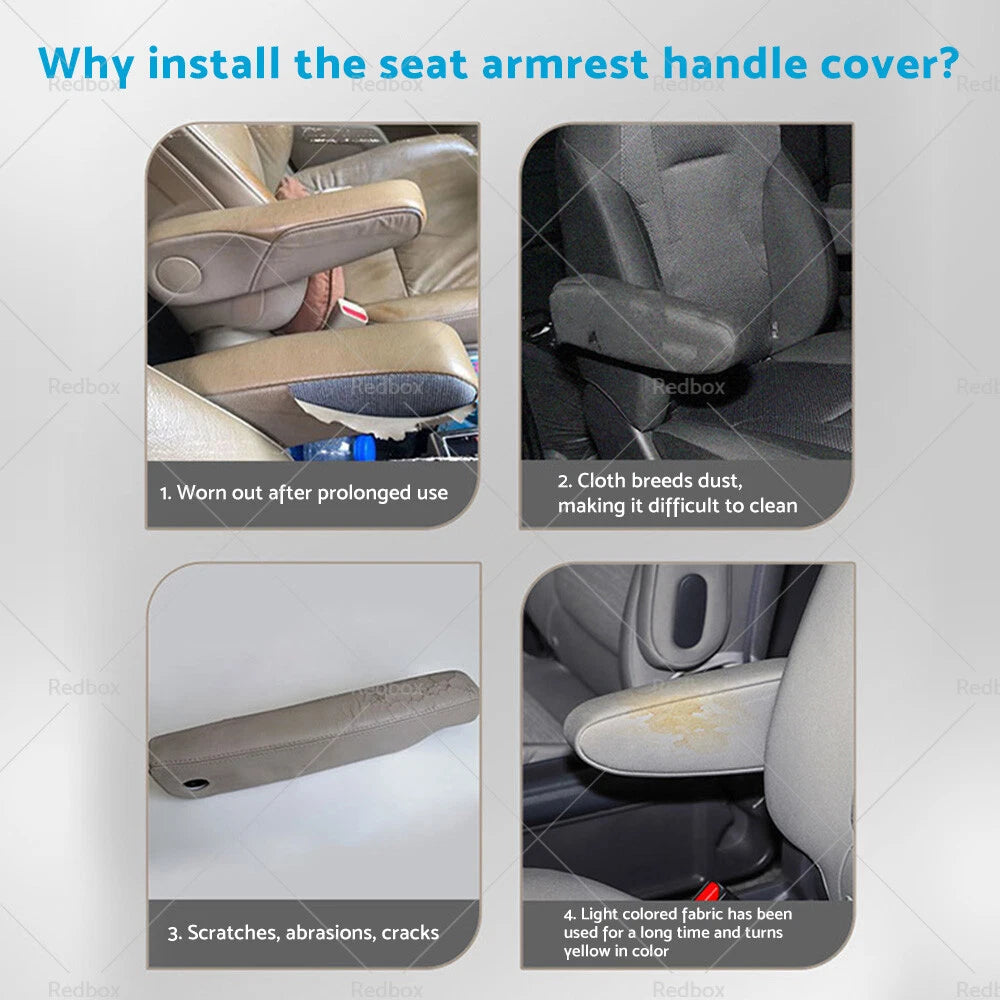 Leather Seat Armrest Handle Covers for 2005-2013 Range Rover Sport