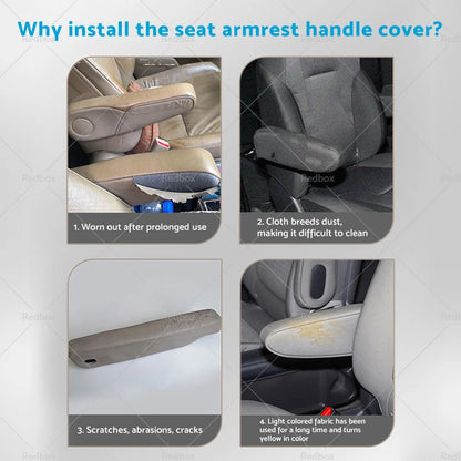 Leather Seat Armrest Handle Covers for 2005-2013 Range Rover Sport