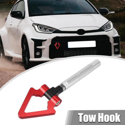 Racing Screw-On Tow Hook Trailer Ring for Toyota Avanza (2007-2018) Red