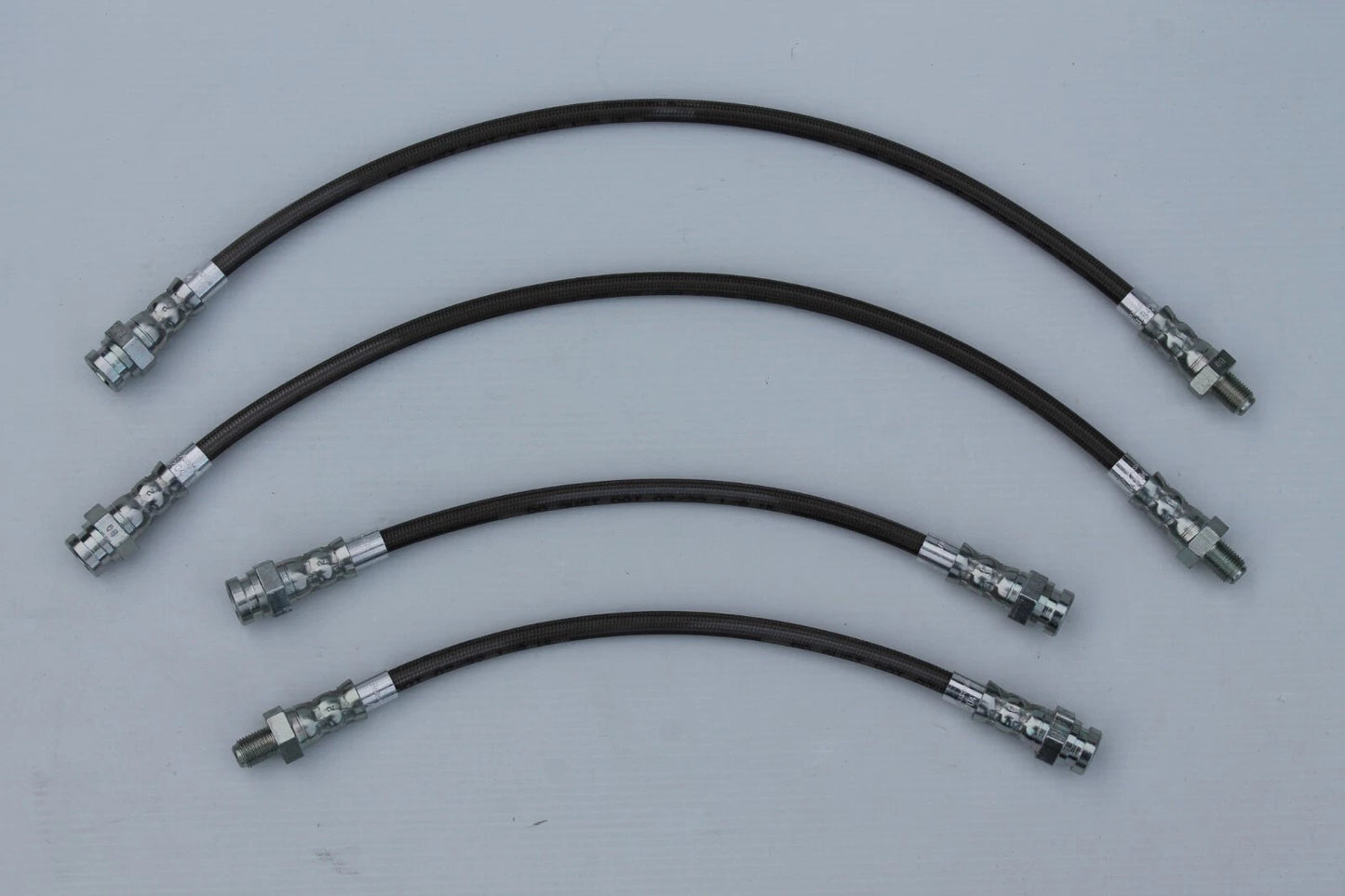 Braided Brake Hose Set (4) for Datsun 1600 P510 Sedan & SSS (1966-1970)