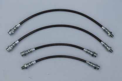 Braided Brake Hose Set (4) for Datsun 1600 P510 Sedan & SSS (1966-1970)