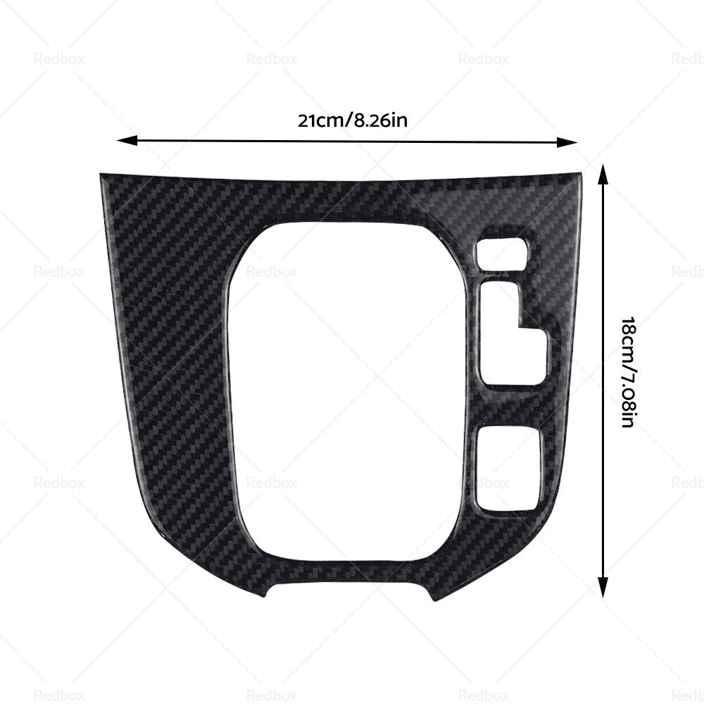 Center Console Gear Shift Cover Frame for Mazda CX-9 (2016-2022) Carbon Fiber
