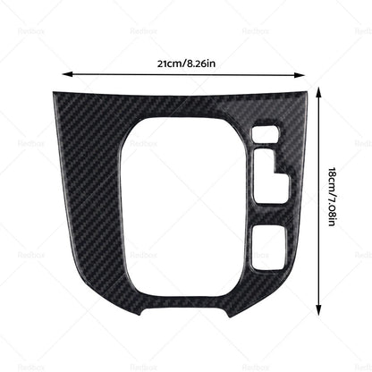 Center Console Gear Shift Cover Frame for Mazda CX-9 (2016-2022) Carbon Fiber
