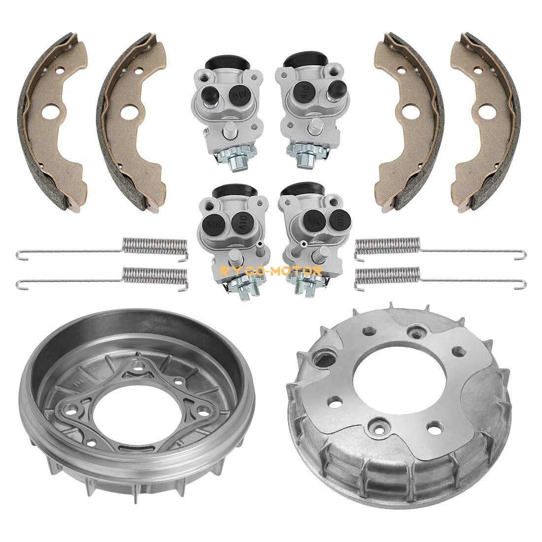 2 x Front Brake Drums Wheel Cylinders for Honda Foreman 400 450