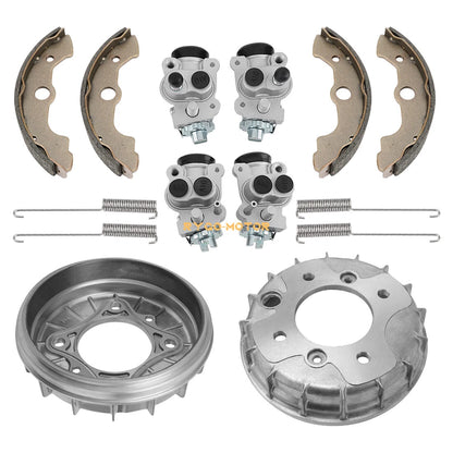 2 x Front Brake Drums Wheel Cylinders for Honda Foreman 400 450