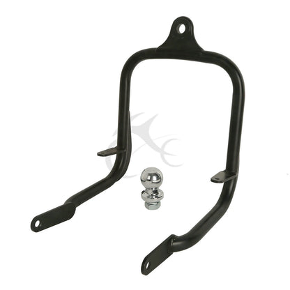 Black Trailer Hitch Tow Receiver for Harley Street Glide, Road King (2014-2016)