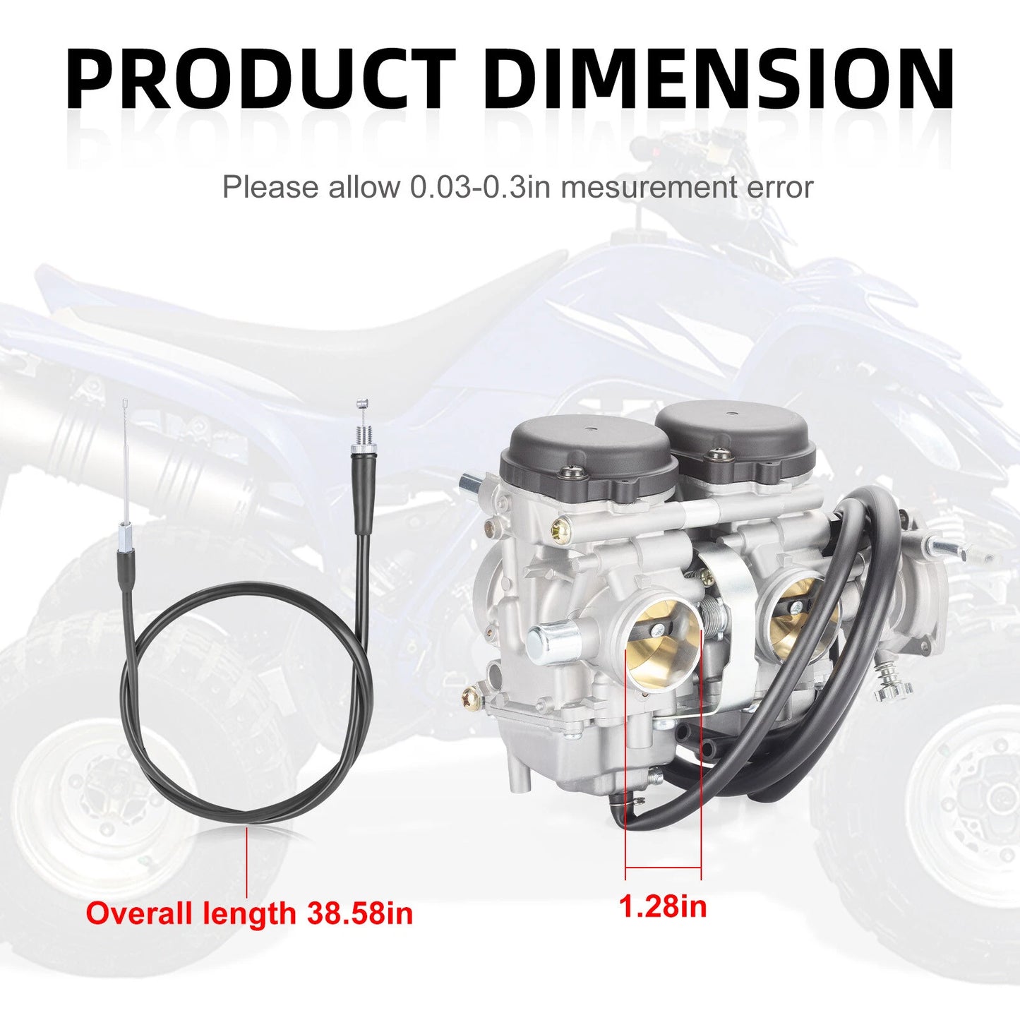 Carburetor for Yamaha Raptor 660R (2002–2005)